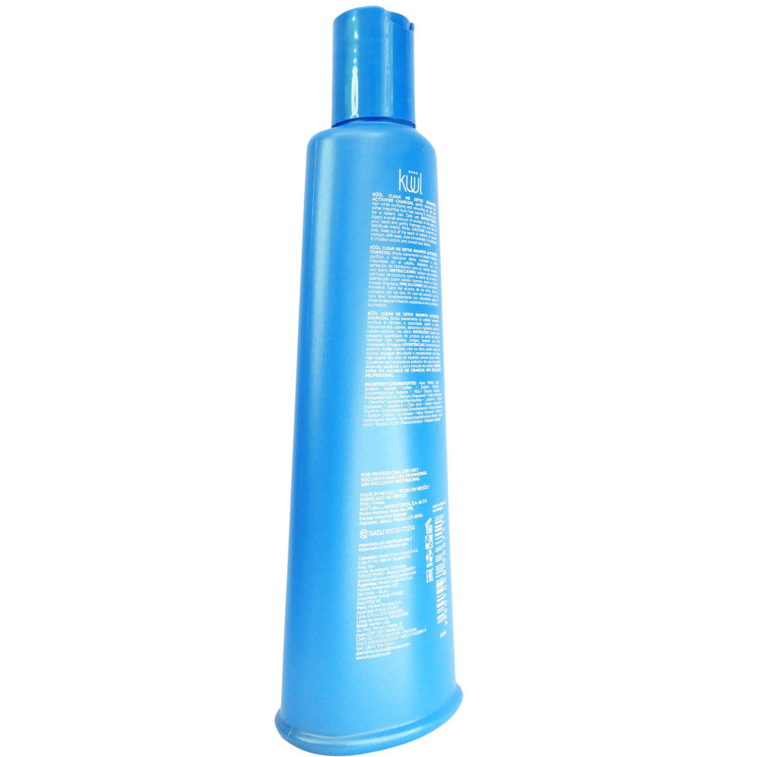 Clean Me Detox  Shampoo 300ml - Con carbón activado para todo tipo de cabello