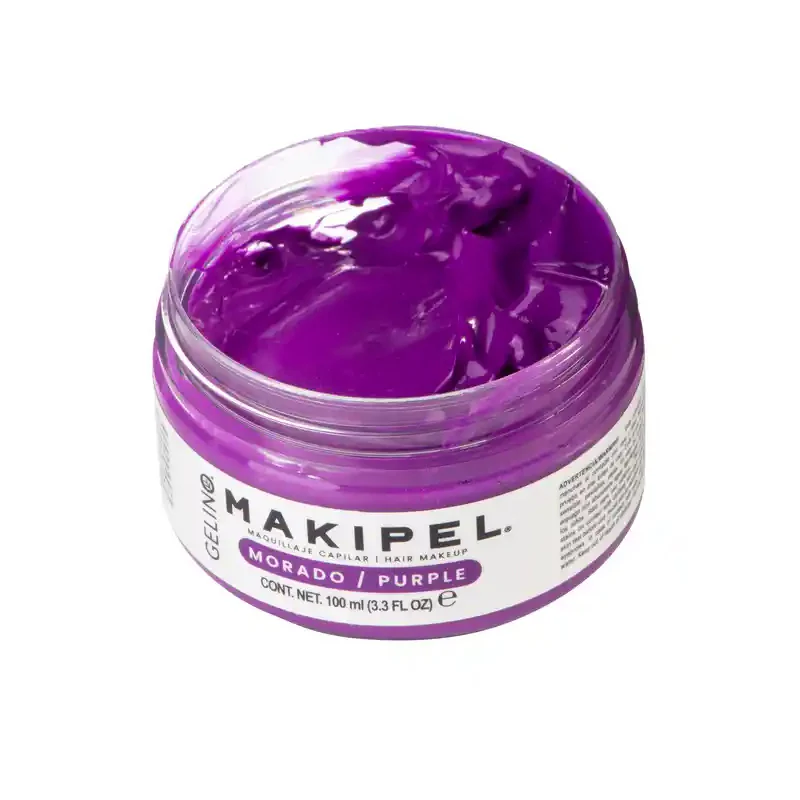 Makipel MORADO 100ml - Maquillaje temporal para el cabello