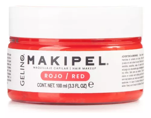 Makipel ROJO 100ml - Maquillaje temporal para el cabello