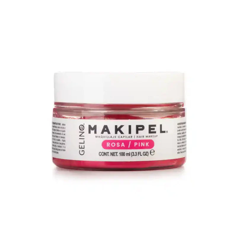 Makipel Rosa 100ml - Maquillaje temporal para el cabello