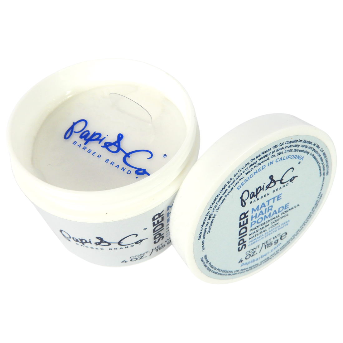 Papi & Co Spider Matte Pomade 115 g - Pomada de Telaraña efecto matte