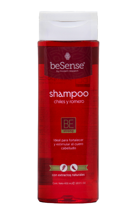 Shampoo de Chiles y Romero 400ml - Fortalece y estimula el cuero cabelludo