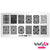 Whats Up Nails-B013 Glass Masterpiece Stamping Plate