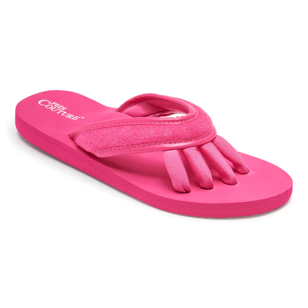 Pedi Couture Fucsia Tamaño M – sandalia para pedicure ECO-FRIENDLY, cómodas y duraderas