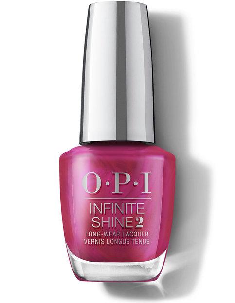 OPI Infinite Shine Merry in Cranberry