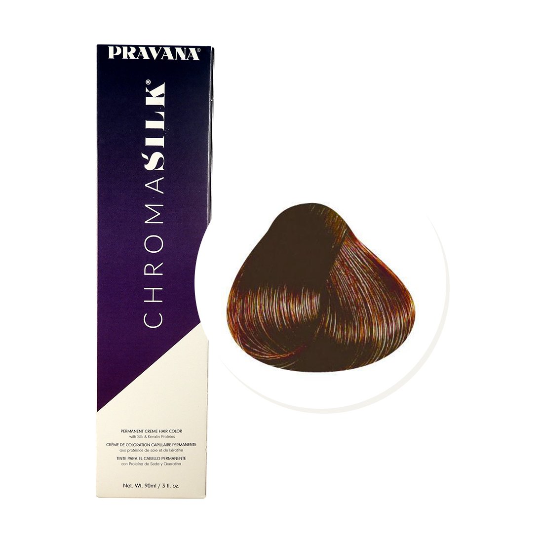 Pravana ChromaSilk 4.4 Castaño Cobrizo