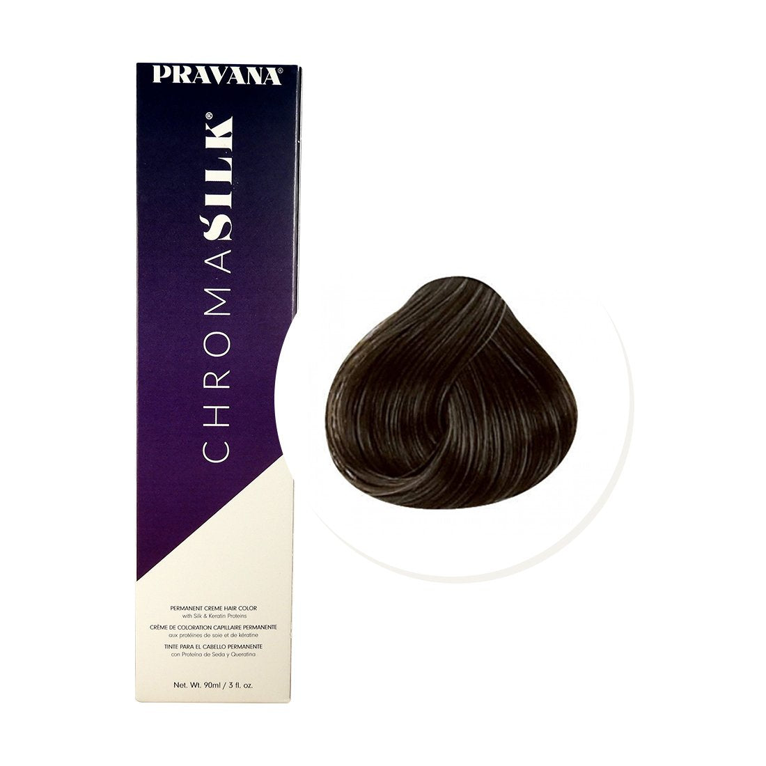 Pravana ChromaSilk 5.11 Castaño Claro Cenizo Intenso