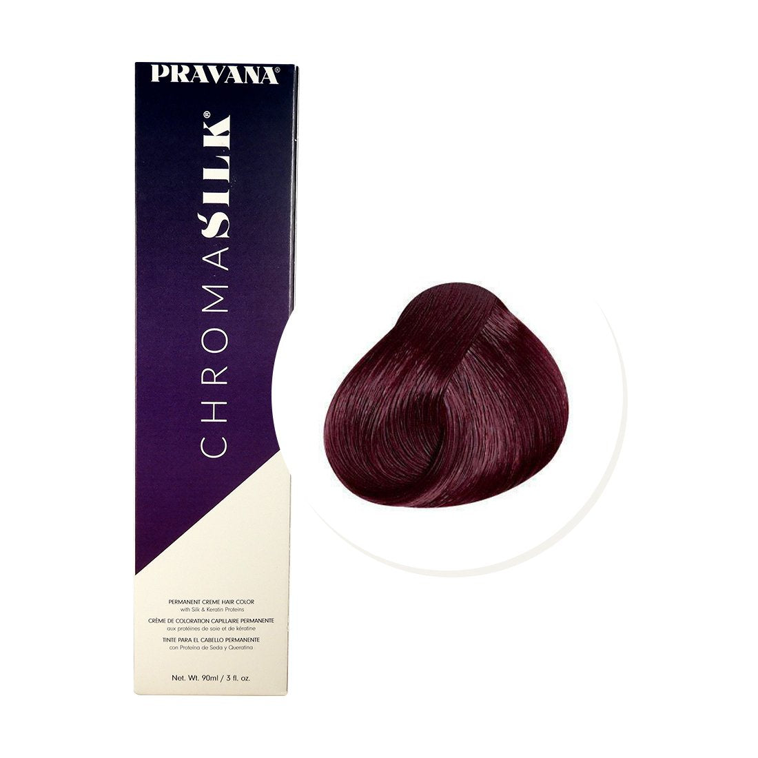 Pravana Tintes ChromaSilk 5.5 Castaño Claro Caoba