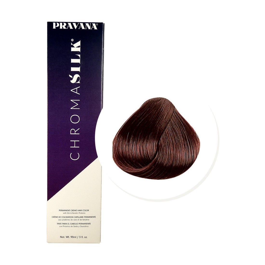 Pravana ChromaSilk 6.46 Rubio Oscuro Cobre Rojizo