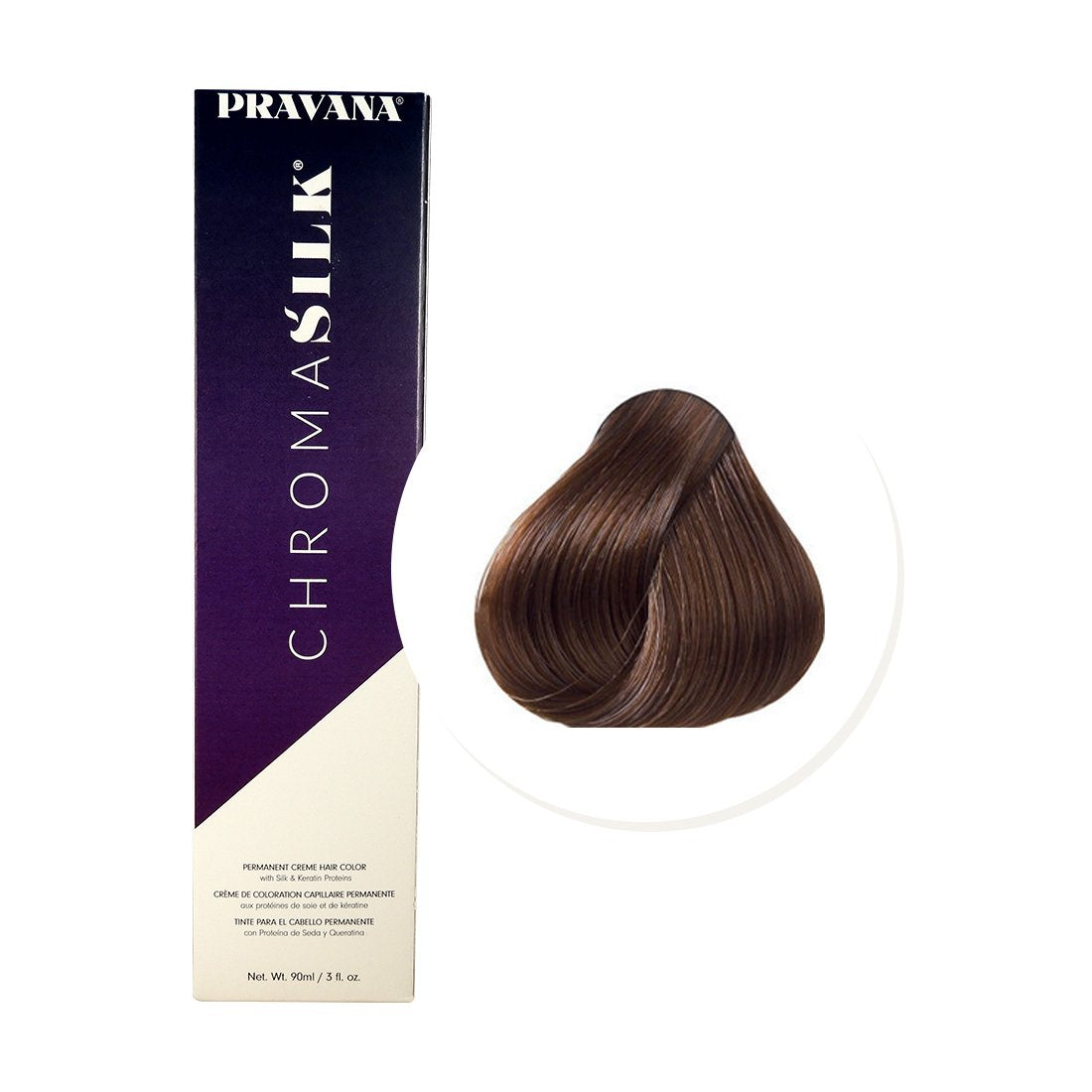 Pravana ChromaSilk 7.51 Rubio Caoba Cenizo