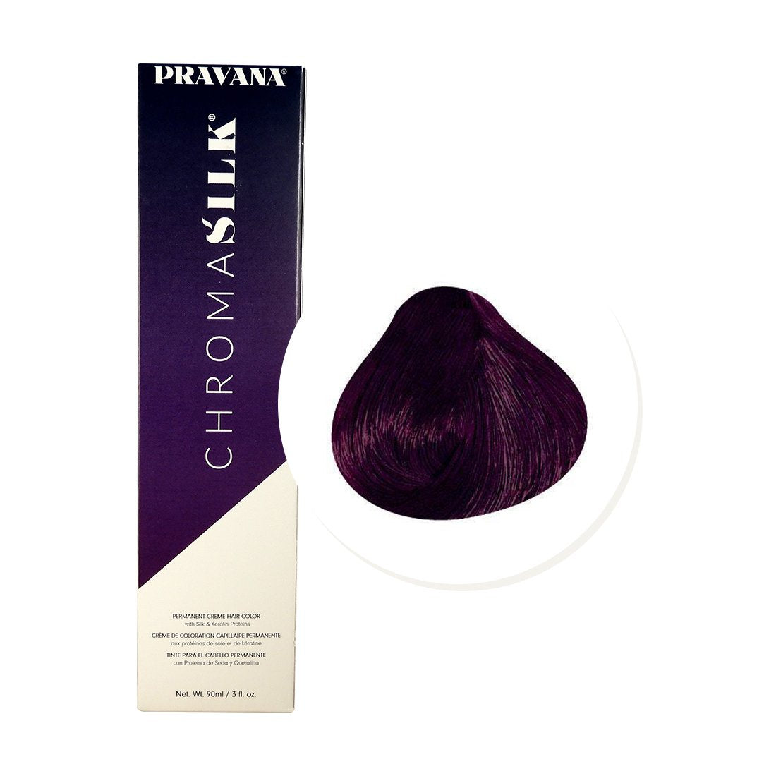 Pravana ChromaSilk 4.52 Castaño Caoba Nacarado